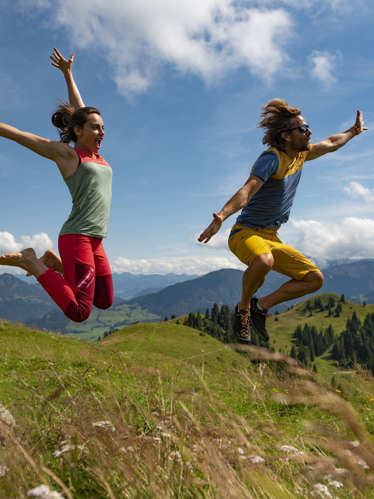 Sommer in den Bergen Tirols Kössen kaiserwinkl 