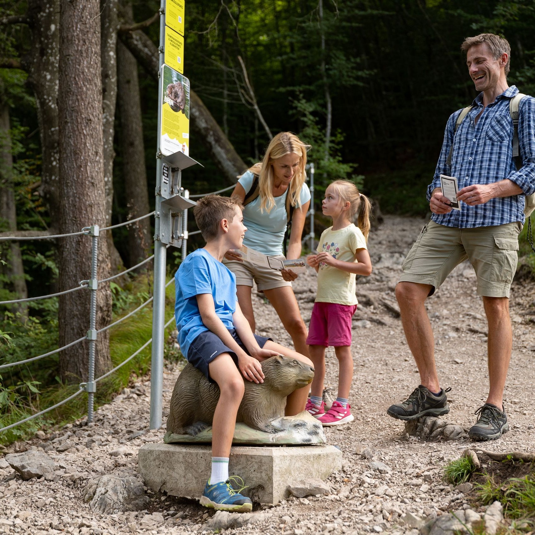 Familienwandern in Kaiserwinkl Pension Gieringer